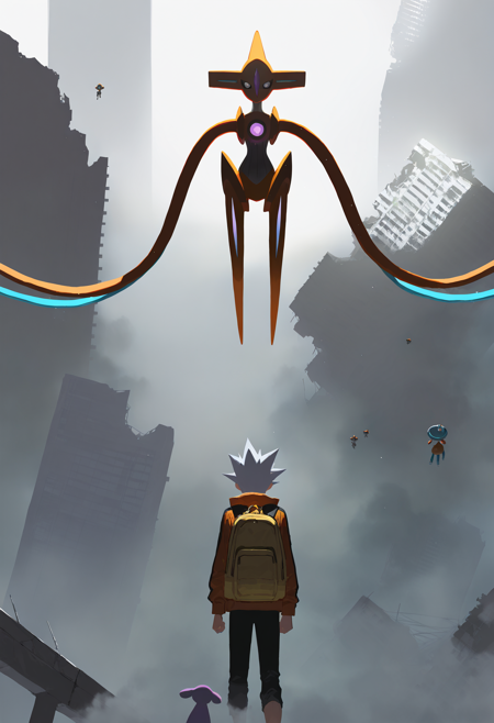 Astero - Pokemon Scenery - Style IllustriousXL LORA