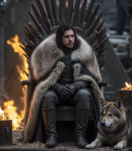 Jon Snow - (Kit Harington) - Game of Thrones - FLUX