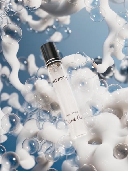 bubbles and clouds background