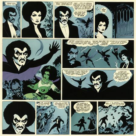 Comic Book Page style XL + F1D