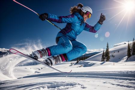 OpenPose,skiing