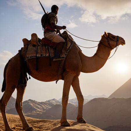 Egyptian mythology cinematic style XL + F1D