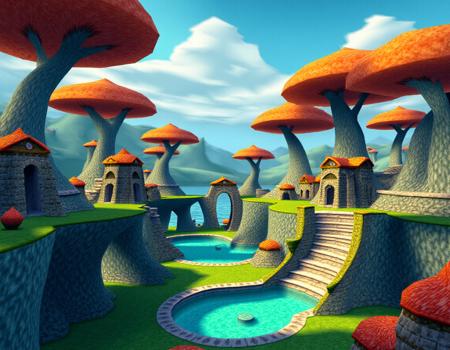 FLUX PS1 Spyro Worlds