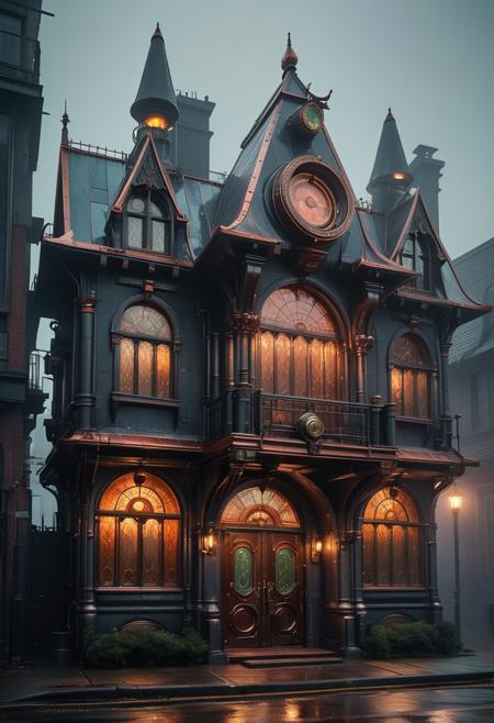 Dynamic Wildcard - steampunk house unleashed