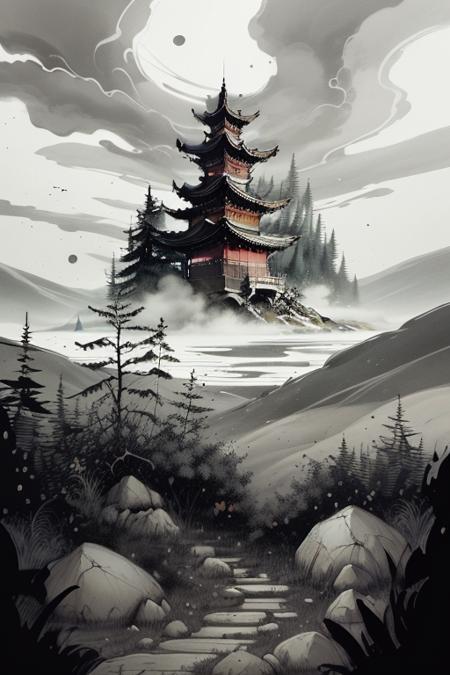 中国彩墨-Chinese ink painting