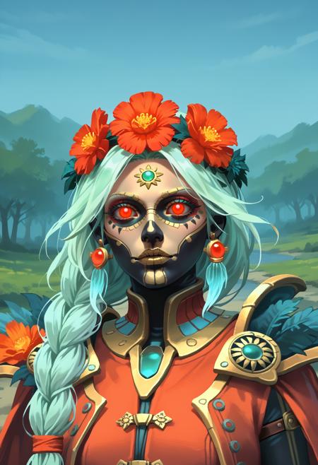 Muerta, (DOTA 2), Blackwing Bandolera set,  LoRA, SDXL