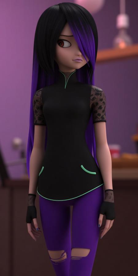 Juleka Couffaine, Ladybug, Miraculous. Different models and attires.