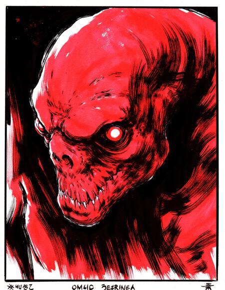Ink monsters by Kim Diaz Holm
