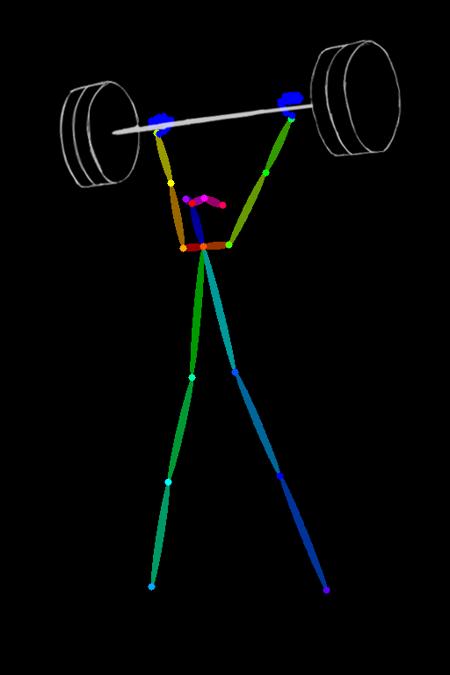 [OpenPose + Lineart] Weightlifting