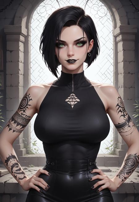 Goth Girl Nyx - JJAA OC