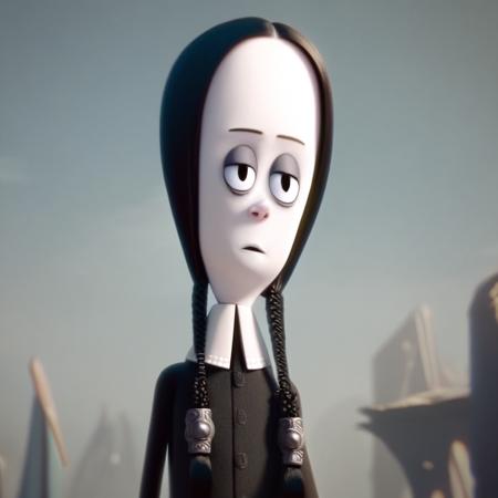 Wednesday Friday Addams ( The Addams Family ) (4 Outfits)