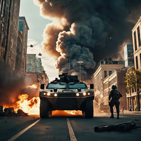Battlefield + (2042) military cinematic style XL + F1D