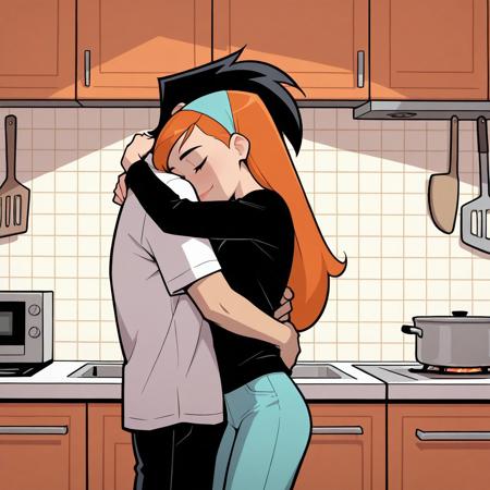 Danny with Jazz (Danny Phantom) pony/illust