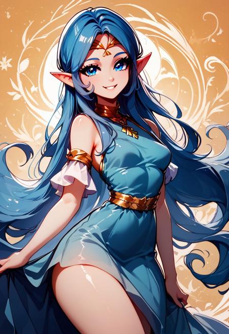 Nayru (The Legend Of Zelda: Oracle of Seasons) [Pony & SD1.5]