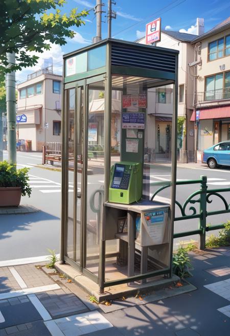 日本の公衆電話 Japanese public phone PONY