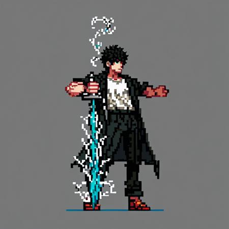 Anime Character PixelArt Style