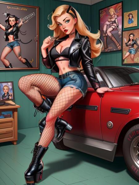 Coca Cola ( Gil Elvgren/Haddon Sundblom) Pinup Style