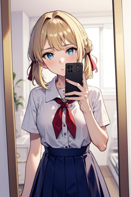 pose selfie