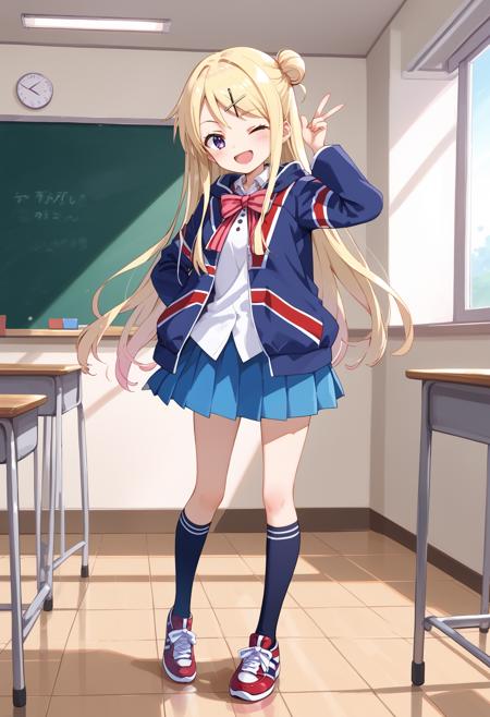 [Pony/SD1.5] Kujo Karen (九条カレン) | Kiniro Mosaic