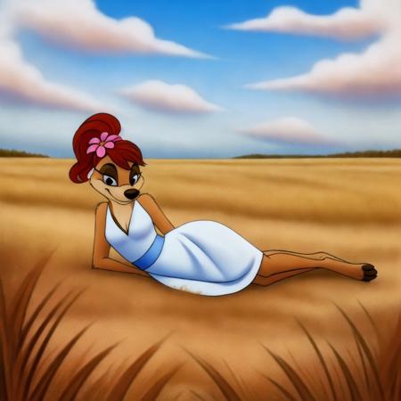 Alien Princess in meerkat form (The Lion King's Timon and Pumbaa)