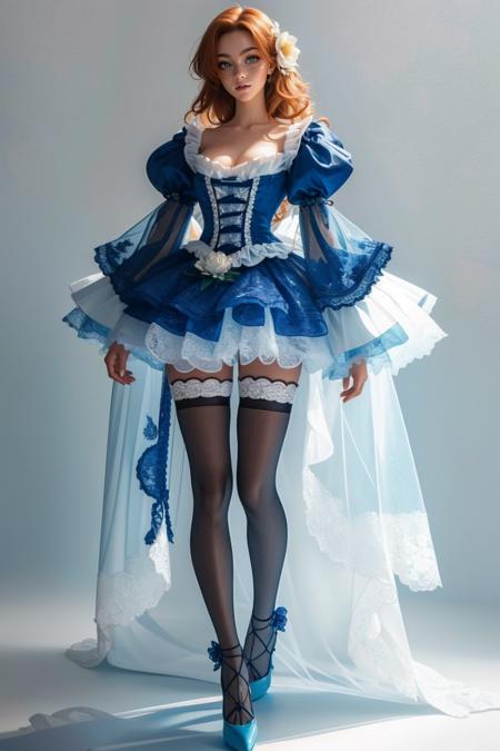Blue Lace Dress