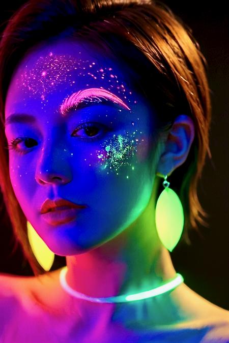 Blacklight Makeup — SDXL LoRA