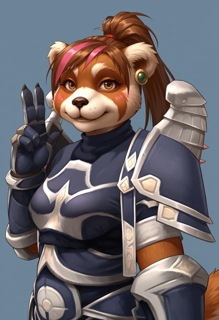 Pandaren Priest (Merciless Gladiator Satin Armor) - World of Warcraft [SDXL Pony]版本V1 (ID: 797894)