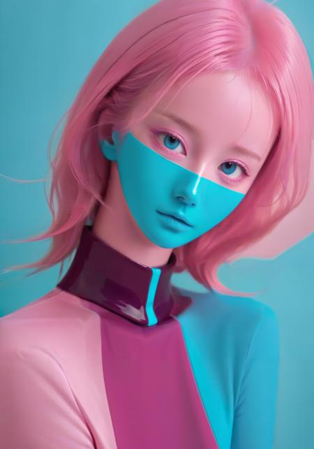 白棱XL_色块视觉 Color-block visual-geometric stitching
