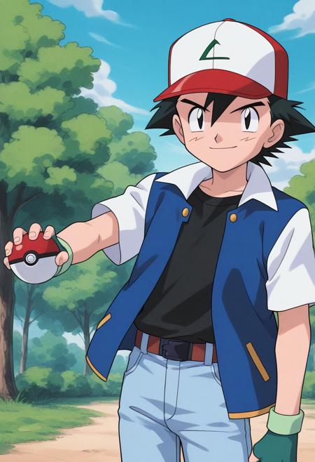 Ash Ketchum / Satoshi - Kanto version - Pony + Illustrious