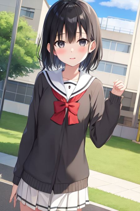 Sanshuu Middle School Uniform (from Yuuki Yuuna is a Hero)