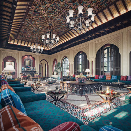 Luxury Arabic interior LORA