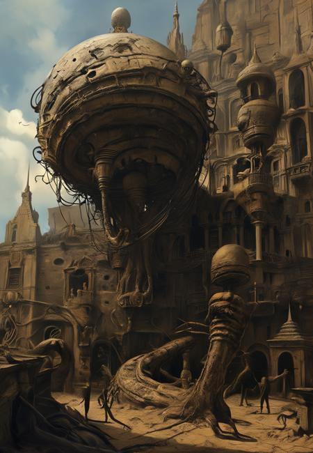 Stable Cascade Beksinski