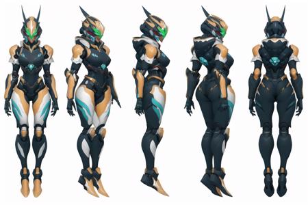 F1/XL/SD1 Mecha Turn, Multi-View, Turnaround, Model Sheet, Character Design