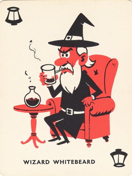 Wizard's Vintage Minimalism Cartoon
