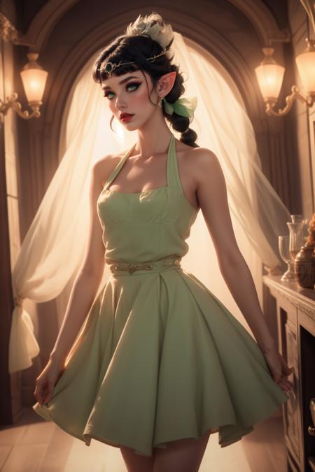 Halter Top Rockabilly Dress | Among Other Things版本Soft (ID: 302430)