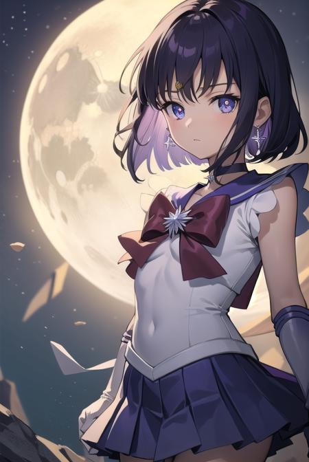 Hotaru Tomoe (土萠 ほたる) / Sailor Saturn (セーラーサターン) - Sailor Moon (美少女戦士セーラームーン)