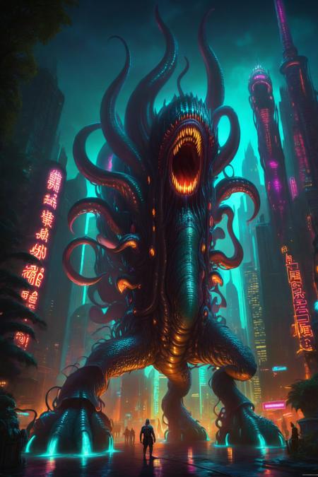 PAseer's Cthulhu Mythos SDXL Dark Young of Shub Niggurath