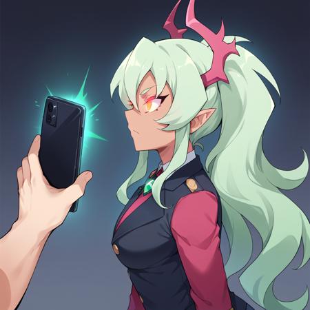 [PonyXL] Show off Screen of Smartphone