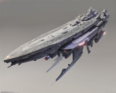 Space battleship (with bridge)