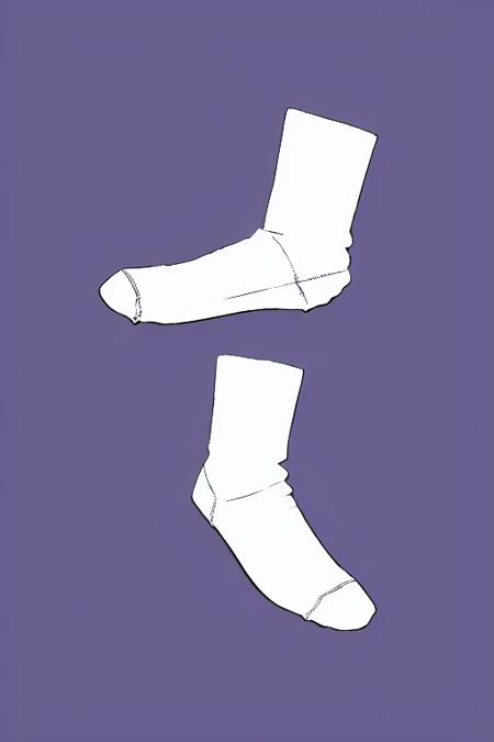 socks removed - white | simple painting layer