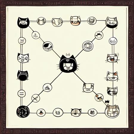 Yut game board, 윷판, 윷놀이 판