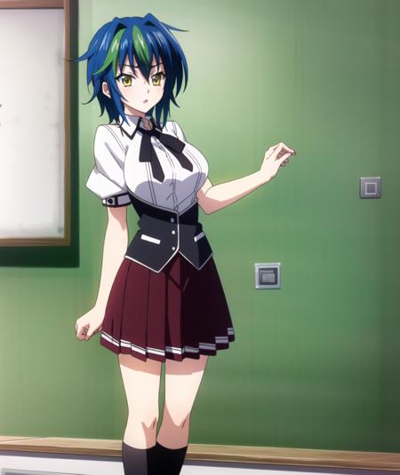DxD all girls + Gasper (Rias, Sona, Yasaka, Venelana, Akeno, Asia, Tsubaki, Xenovia, Grayfia, Kunou, Gasper, Rossweisse, Irina, Kiryuu, Koneko, Kuroka, Serafall, Ophis, Ravel)