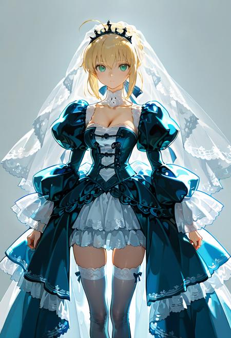 Blue Lace Dress