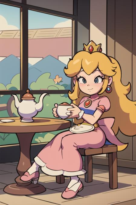 Princess Peach (Retro 2D LoRA)