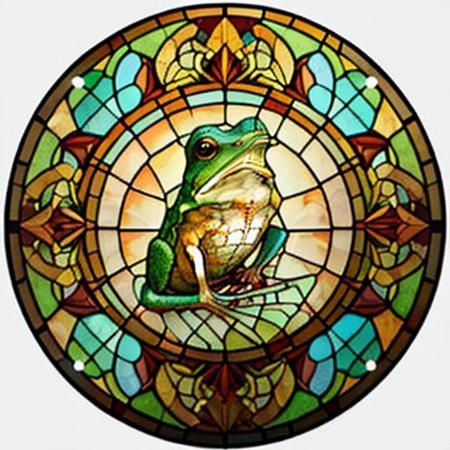 Stained glass circle