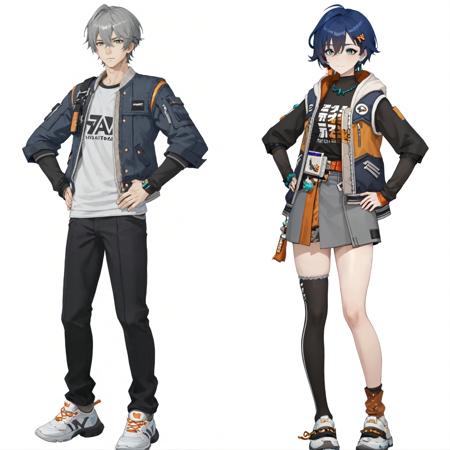 (SDXL: Pony)MIHOYO Collection 米家全家桶 (Honkai Impact 3rd | Honkai Star Rail | Genshin Impact | Zenless Zone Zero)版本哲&铃-Wise&Belle (ID: 701021)