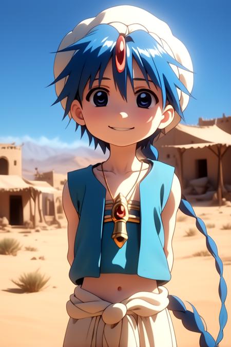 Magi: The Labyrinth of Magic - Aladdin - SDXL