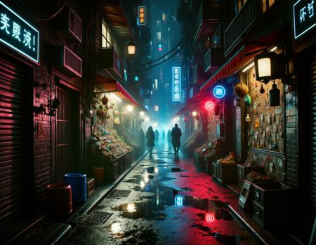 cyberpunk noir style Flux/SDXL版本v1.0 Flux (ID: 746295)