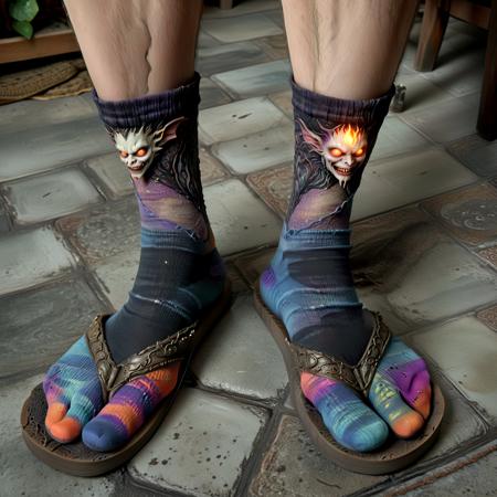 Flip Flops with Socks [SDXL]