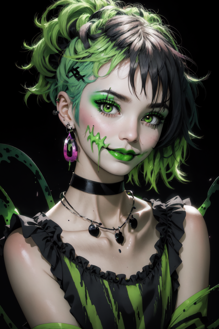 Niji Slime [Beetlejuice Inspired] (LORA)版本v1.0 (ID: 94458)